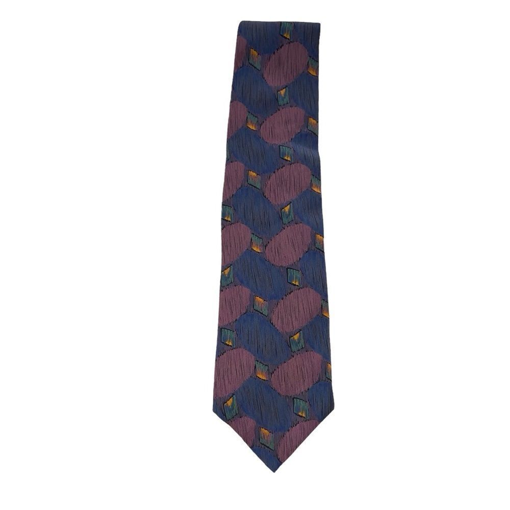 Men’s Vintage New With‎ Tags Bill Blass Graphic Silk Neck Tie